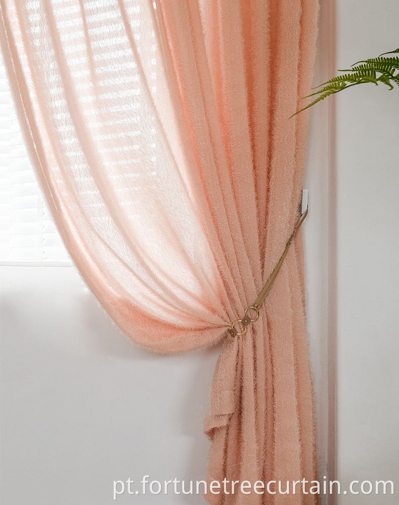 Hotel Woolen Window Gauze Curtains